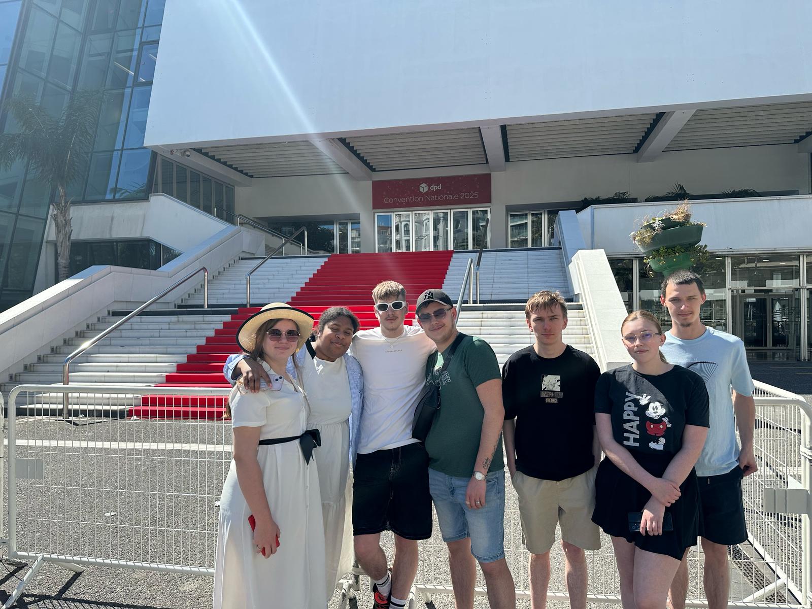Sept élèves de l’IETS de Charleroi en mobilité Erasmus+ à Cannes !