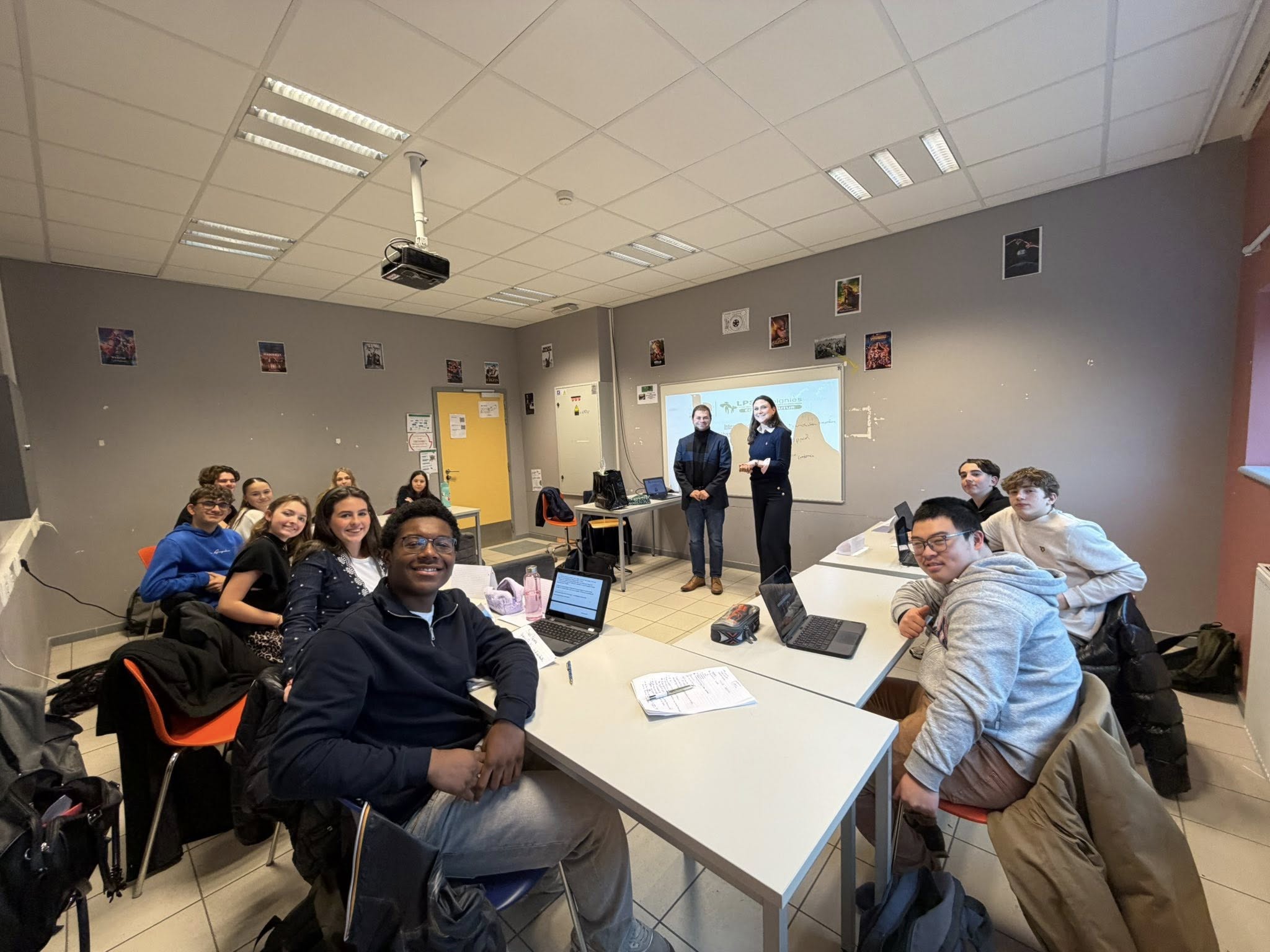 Le juriste Sébastien Vanbelle a rencontré les élèves du LPST !