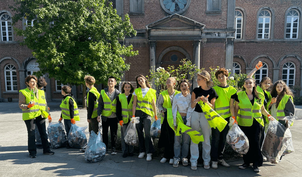 L’IPES Tournai s’engage pour un monde plus propre