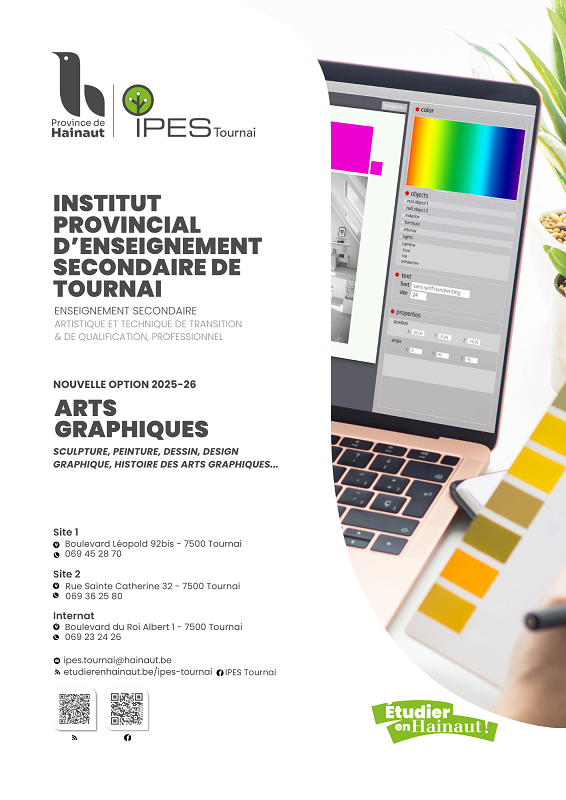 IPES TOURNAI ARTS GRAPHIQUES Flyer A4 2025 PRINT.pdf 