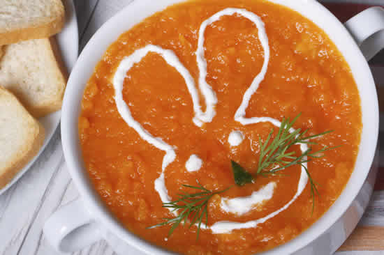 Soupe carottes et pommes de terre pour enfants