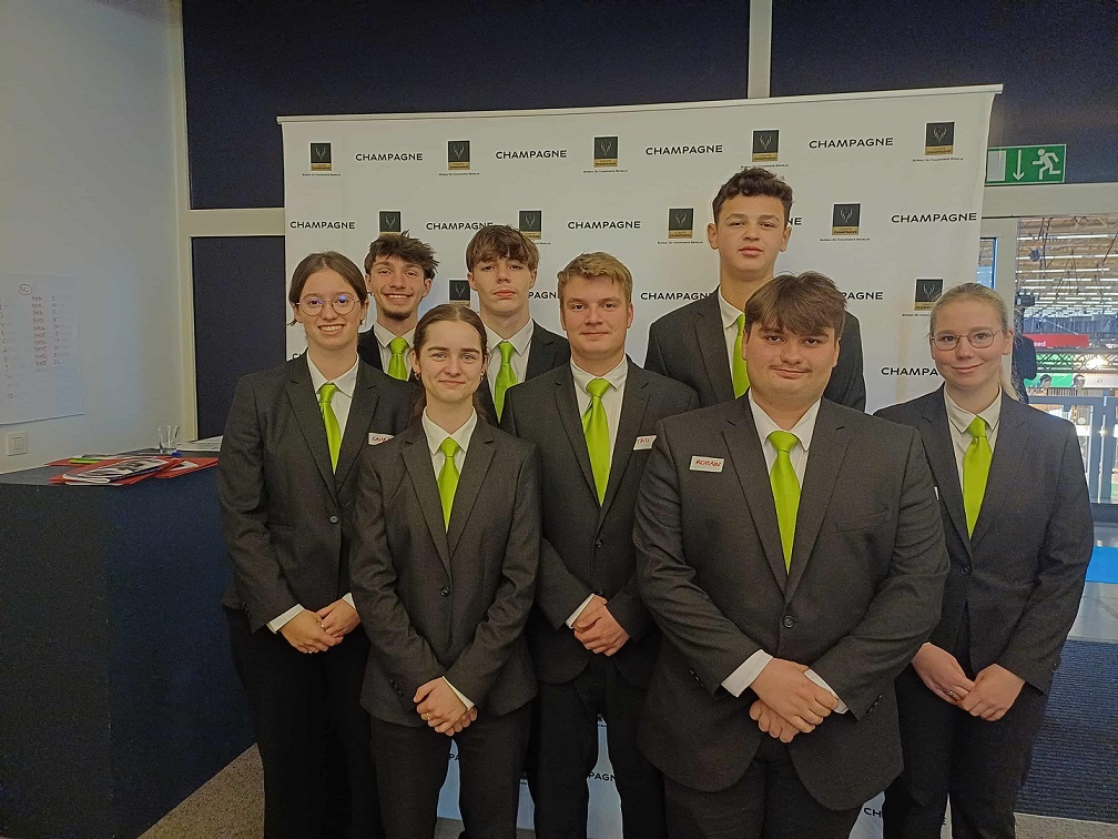 En route pour la demi-finale du Concours Champagne des écoles hôtelières