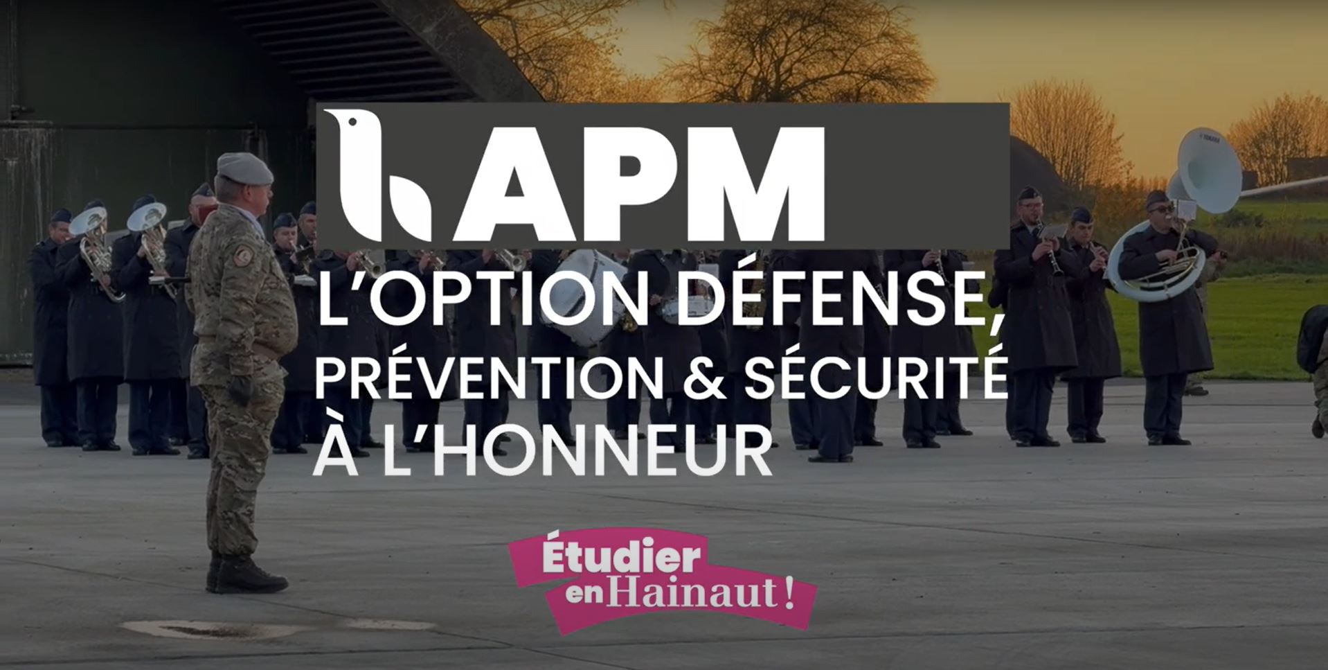 La section Sécurité de l'Académie Provinciale des Métiers invitée à la base militaire de Beauvechain