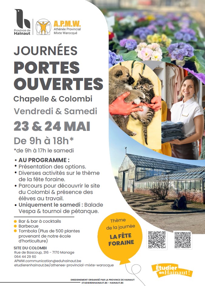 Journées Portes Ouvertes - Chapelle / Colombi - Mariemont 