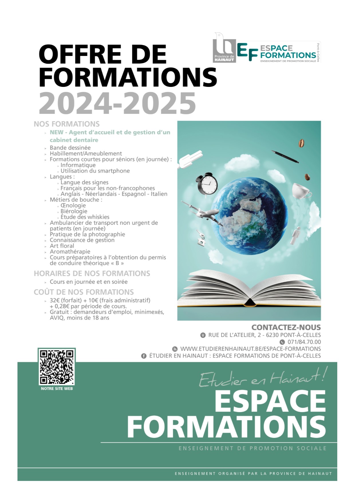 Affiche Formations 2024 2025