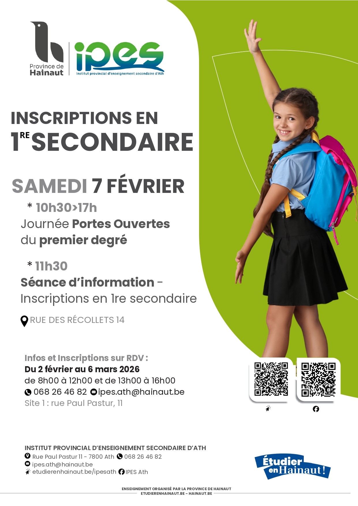 Affiche PO 07 février 2026 1ère année