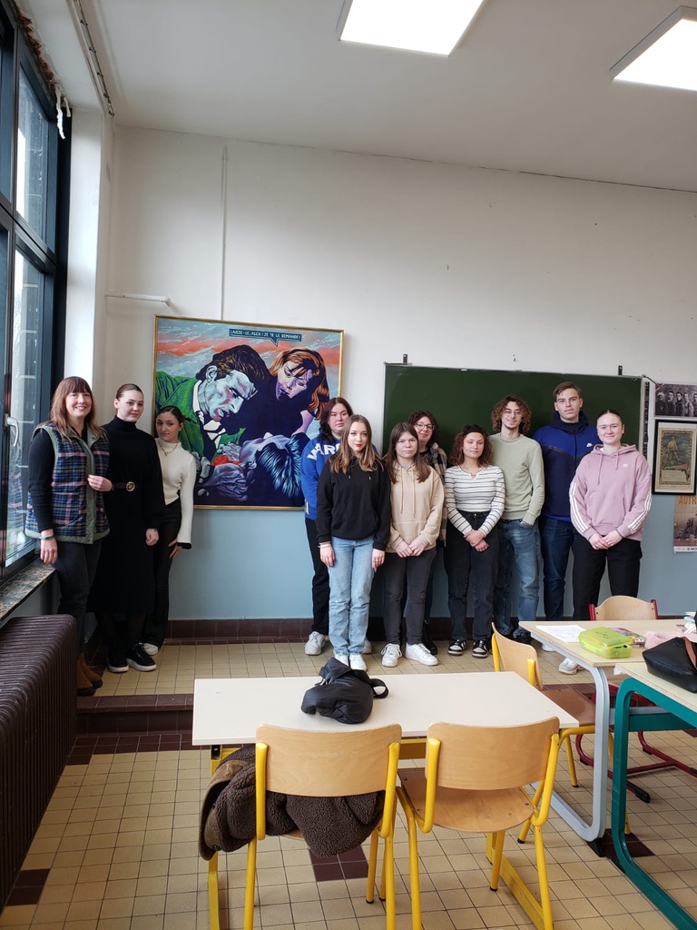 Amener la culture aux élèves du Lycée Provincial Hornu Colfontaine